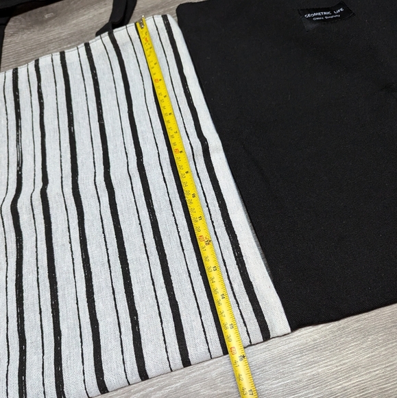 CANVAS TOTE | 2pc reversible canvas totes - Picture 7 of 8